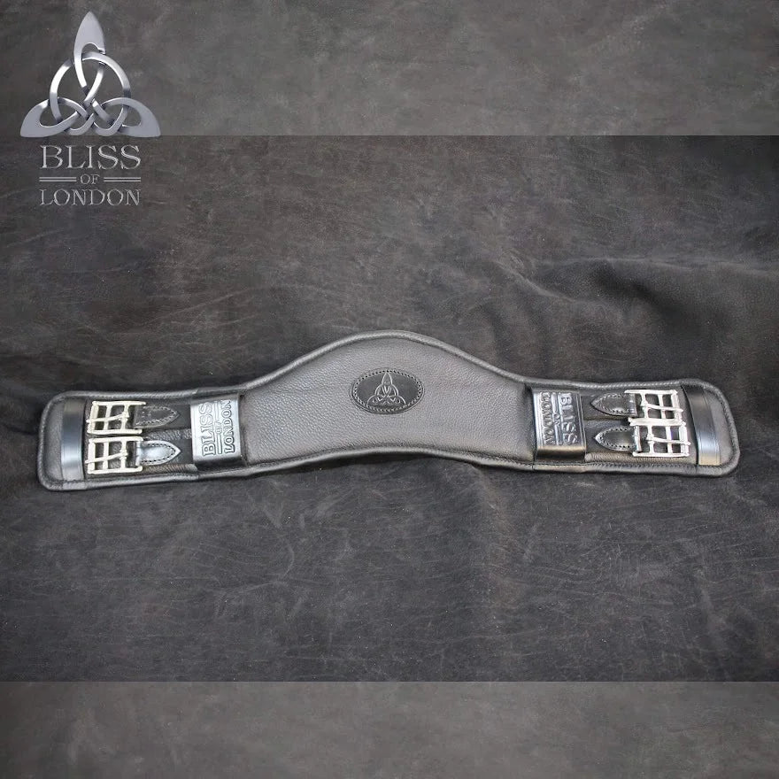 Bliss of London Leather Anatomical Soft Dressage Girth